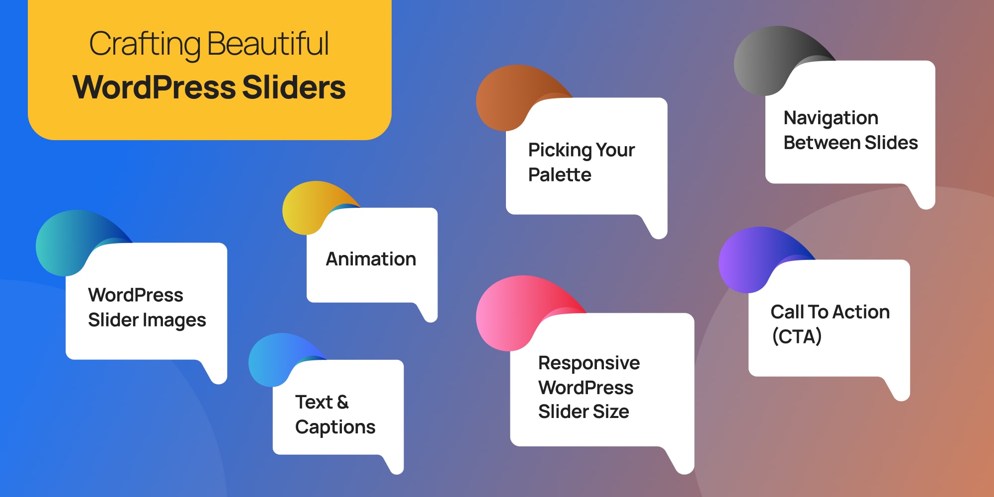 7 tips on how to create beautiful WordPress sliders infographic