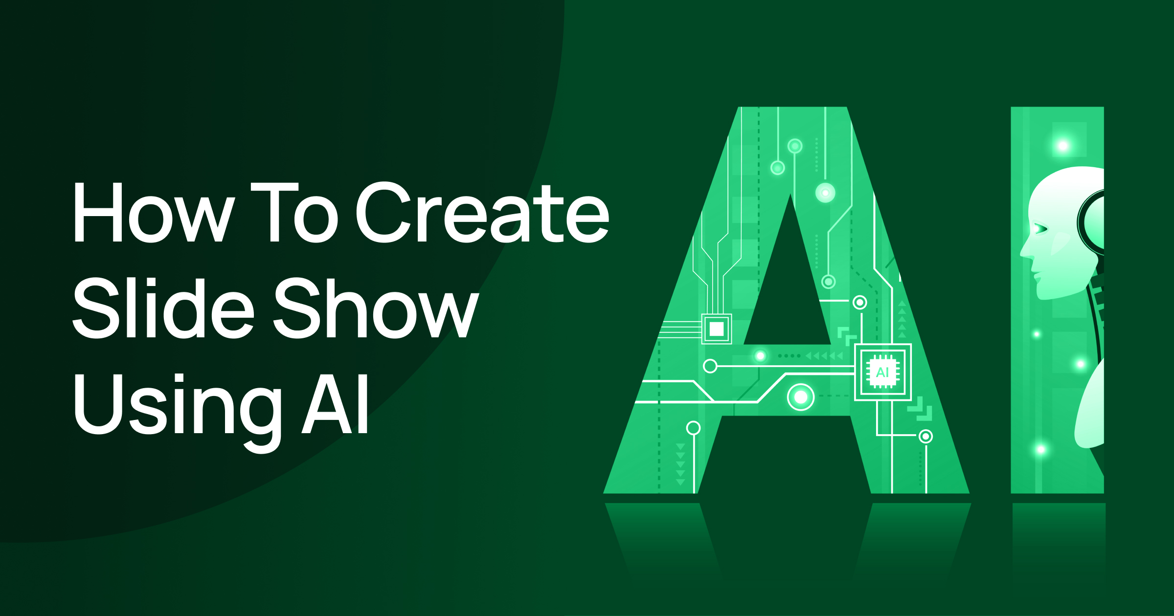 how to create slideshow using AI
