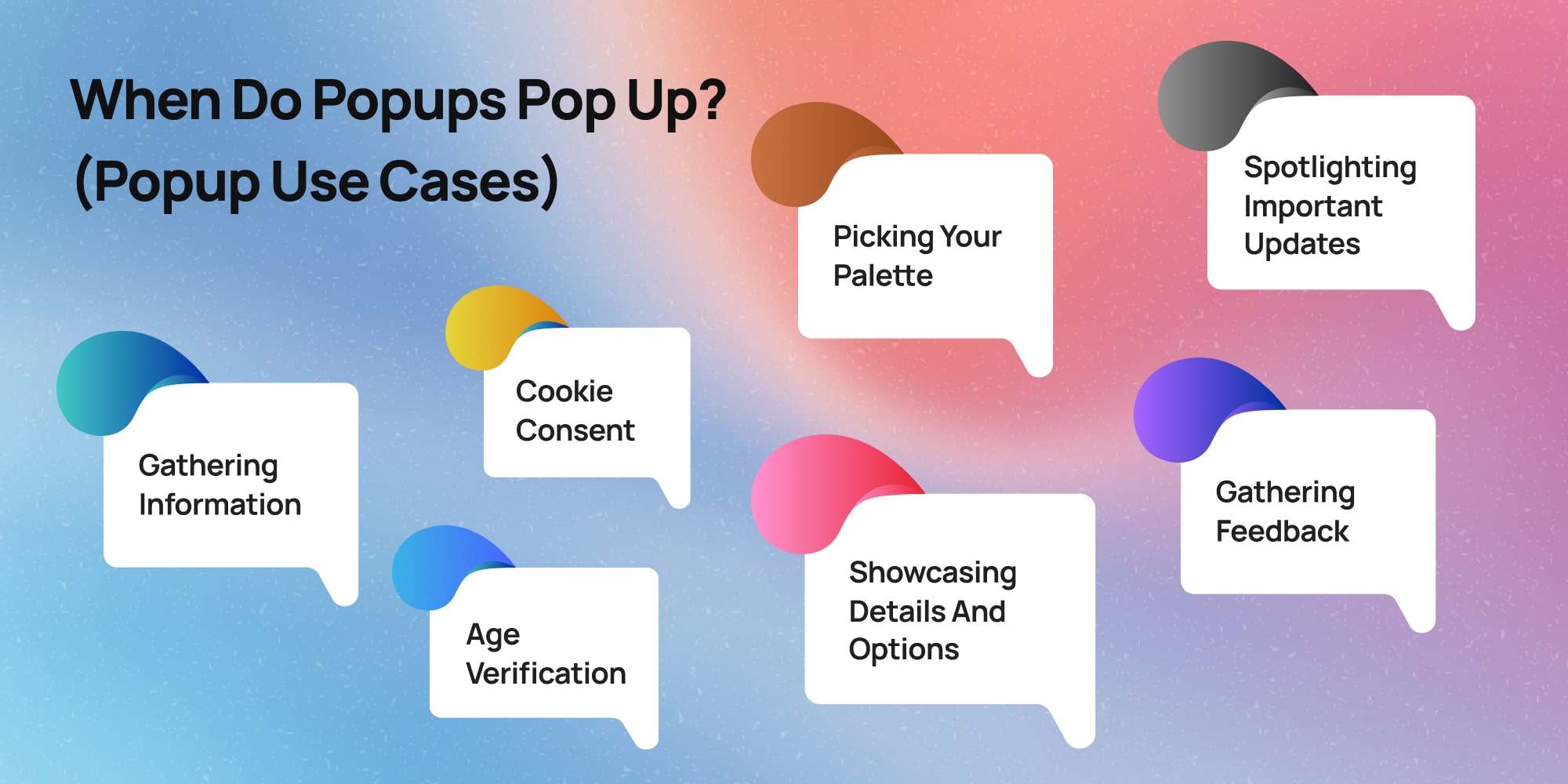 popup use cases infographic